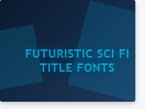Futuristic Sci-Fi Movie Title Fonts Inspired by Star Wars